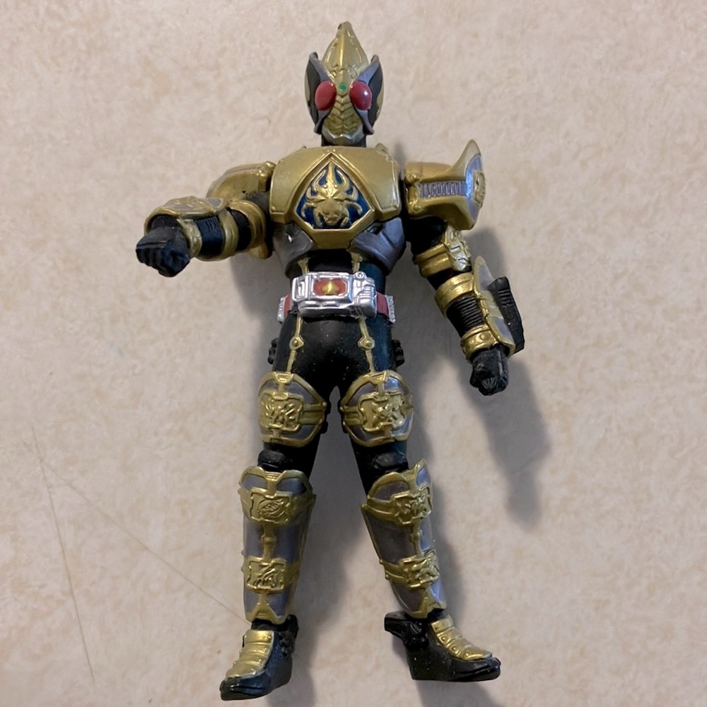 Kamen Rider Blade King Form figure just shy of 4”